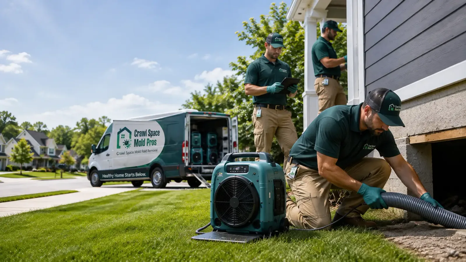 Crawl Space Mold Removal in Arlington, MA
